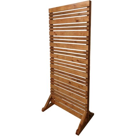 Brise-vue droit en bois LIGN Z - Ep6,1 - 80 x H184,5 cm