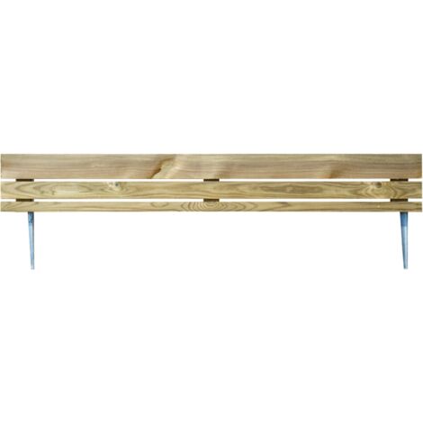 Bordure en bois Hakea Ep 3,9 cm - 110 x 30 cm (1/5)