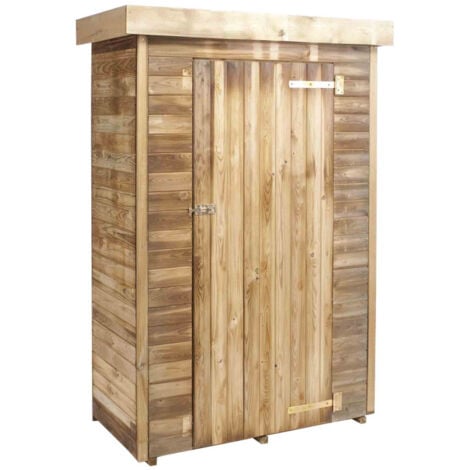 Armoire de jardin en bois traité 0,7 m² - Théo