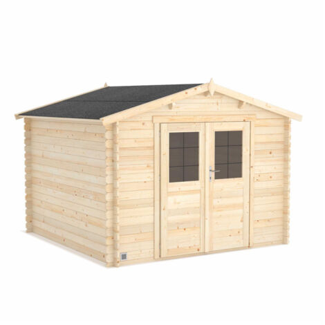 Abri De Jardin En Bois Avec Toiture En Feutre Bitum JUNO 7 4 M Abri De Jardin En Bois Avec Toiture En Feutre Bitum JUNO 7 4 M