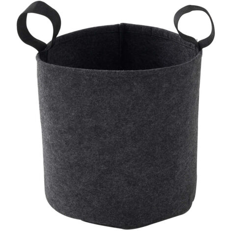 Sac plantation feutre géotextile ø 15 cm 2,7 L Gris Anthracite - Bag 4 Plant (1/4)