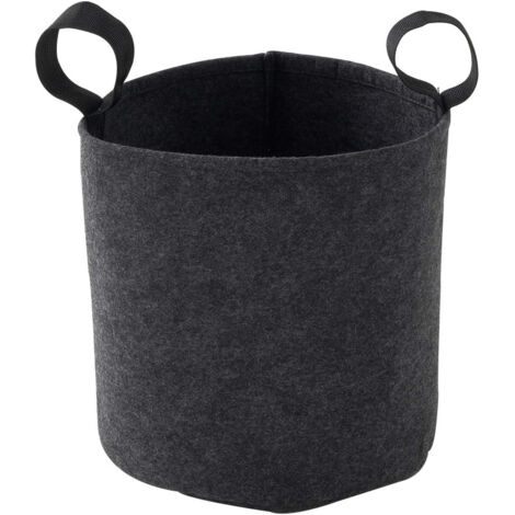 Sac plantation feutre géotextile ø 25 cm 12,3 L Gris Anthracite - Bag 4 Plant (1/4)