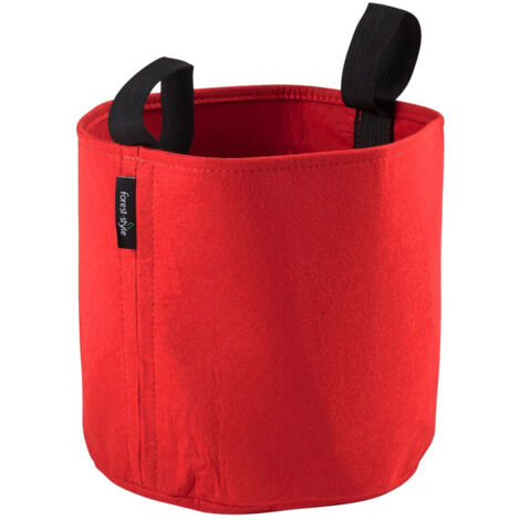 Sac plantation feutre géotextile ø 25 cm 12,3 L rouge - Bag 4 Plant (1/3)