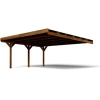 Carport adossable double Victor 30,9m²