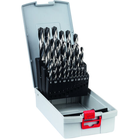 Juego de 25 brocas para metal BOSCH - Punta TeqQ - Ø1 a 13mm - 2608577352