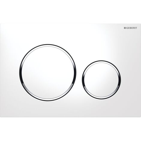 Plaque de déclenchement Sigma20 GEBERIT pour rinçage