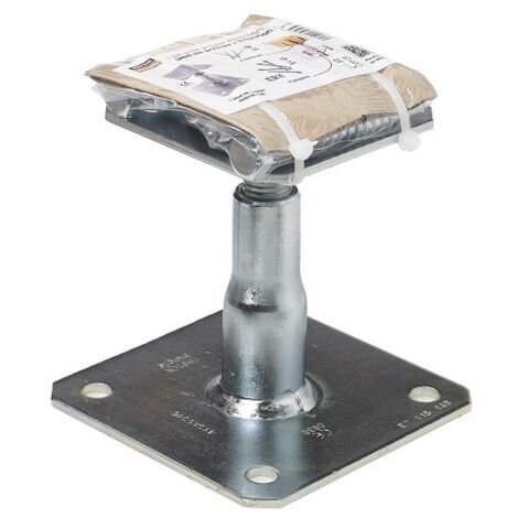 SIMPSON Base de poste ajustable lista para fijar - kit completo con fijaciones - KIT FIX APB100