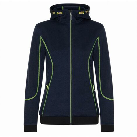 Veste/Sweatshirt NORTH WAYS Dakota 1421 - Noir, Taille M, 80% Coton 20% Polyester, Coupe Décontractée