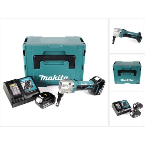 Nibbler 18 V Li-Ion 5 Ah MAKITA - 2 baterías, cargador, maletín - DJN161RTJ