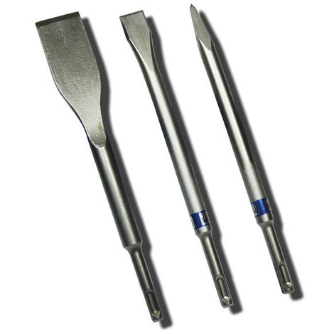Set 3 cinceles Long Life SDS Plus: 250mm  BOSCH 2607019159