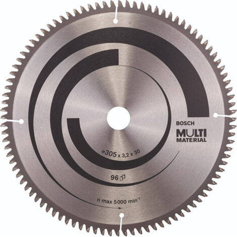 Hoja de sierra circular BOSCH Multi Material Ø 30mm - 305X30X3.2 - 2 608 640 453
