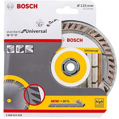 Disco de corte de diamante multimaterial Bosch PRO - Ø125 x 22,23 mm – 2608615059