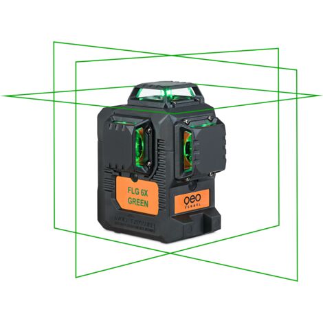 GEO-FENNEL Láser multifunción para todo tipo de trabajos en interiores - Geo6X SP Kit Verde - 534500