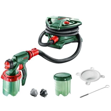 PFS 5000 E sistema de Pulverización de pintura, 1200 W, 2x depósitos de pintura de 1000 ml, boquillas para murales, lacas de colores e incolora