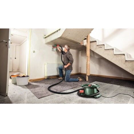 PFS 5000 E sistema de Pulverización de pintura, 1200 W, 2x depósitos de pintura de 1000 ml, boquillas para murales, lacas de colores e incolora
