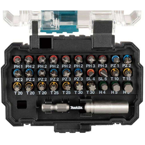 Juego de puntas de percusión Makita - 31 piezas - E-13552