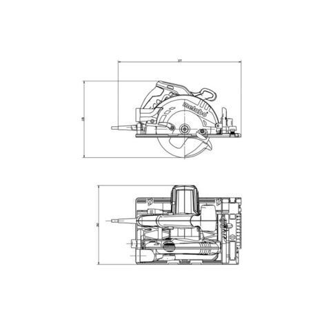Sierra circular KS 55 FS METABO - Ø 160 mm 1200W - 600955000
