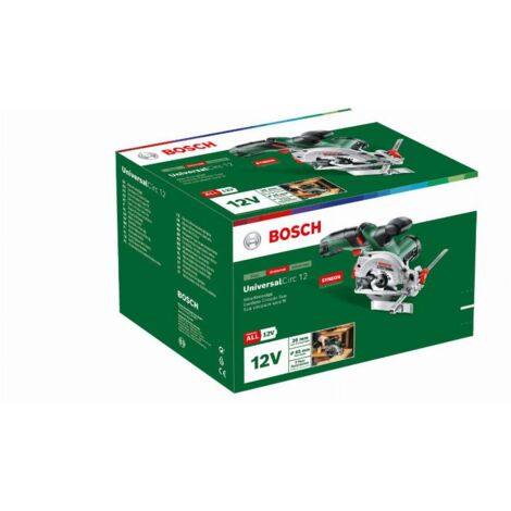 Sierra circular sin cable UniversalCirc 12 BOSCH + 1 batería 2,5Ah - 06033C7002