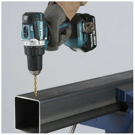 Taladro atornillador 54NM BL1850X2 + 96 piezas JUEGO DE BROCAS - MAKITA - DDF484RTX6