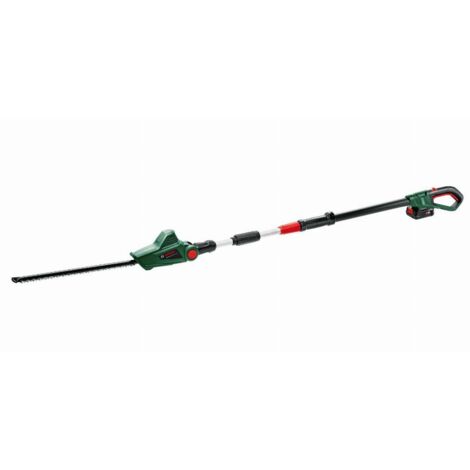 Cortasetos universal HedgePole de 18 polos - Bosch - con batería de 18V 2,5Ah - cargador - 06008B3000
