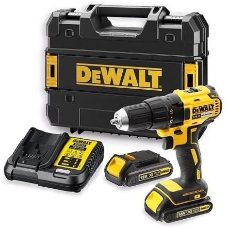 Taladro atornillador inalámbrico + 2 x Baterías de 1,5 Ah + Maletín T-STAK - DEWALT - DCD777S2T-QW
