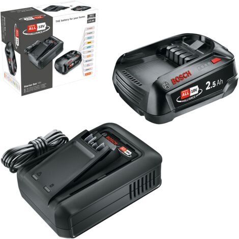 BOSCH SET BATERIA 2.5 Ah+CARGADOR 18V-44 POWER FORALL=1600A031T4