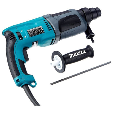 Martillo MAKITA SDS Plus - 800W 26mm - Caja de aluminio + Kit de accesorios - HR2631FTX4