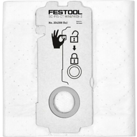 204308 Festool Bolsa filtrante SELFCLEAN SC-FIS-CT MINI/MIDI-2/5/CT15