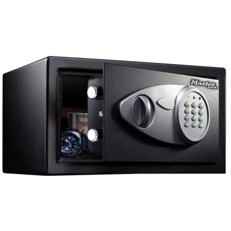 MASTER LOCK Caja Fuerte de Seguridad - Combinación Digital - Small 11L - X075ML - Para Montaje en Pared o Suelo