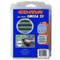 Grapas Omega 20 EDMA - Galva A - 1000 unidades - 420