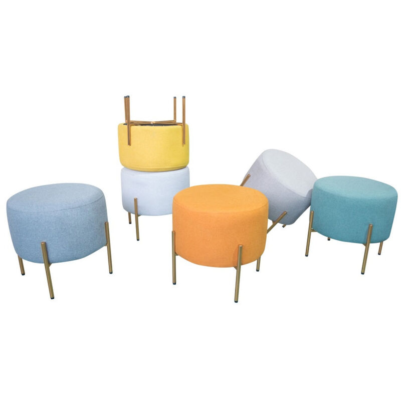 Flearitzo Pouf Contenitore Pieghevole - Puff Contenitore con Funzione di Archiviazione Pouf Poggiapiedi Cassapanca Dimensioni 40 x 25 x 25 cm Ideale per Soggiorno Ingresso Camera da Letto (beige