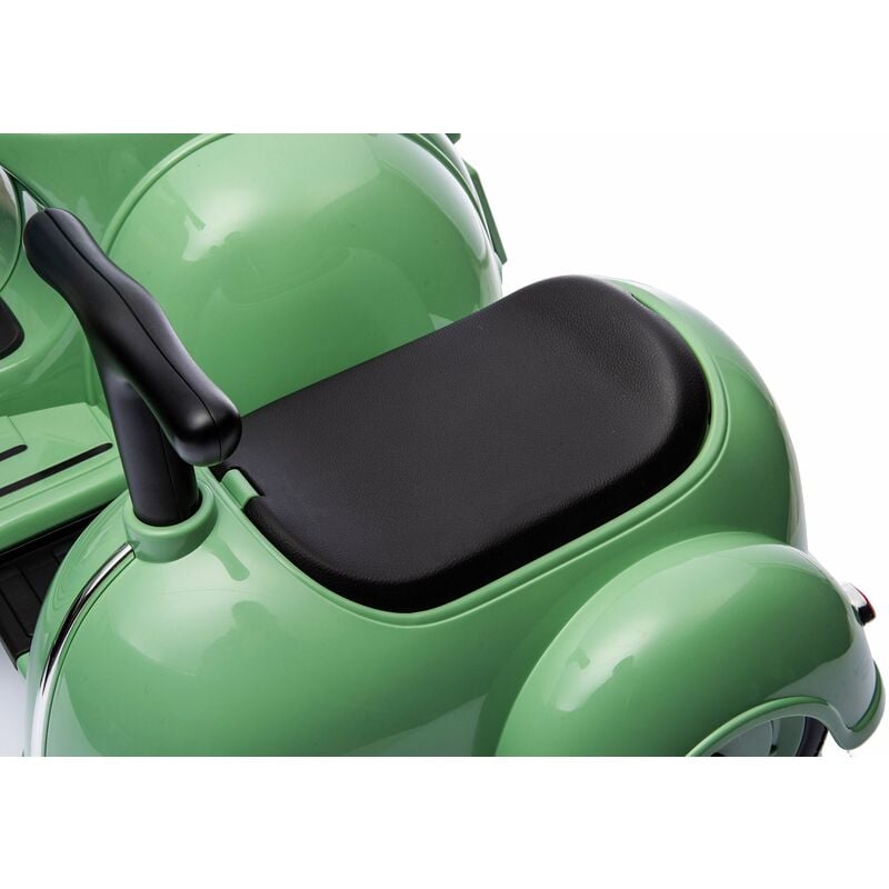 Piaggio Vespa con Sidecar Small Elettrica 6V per Bambini Verde