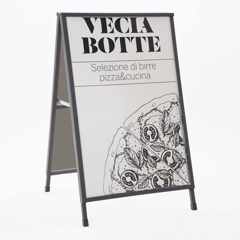Cavalletti, cavalletto pieghevole, supporto per pittura in ferro dorato, alto 145 cm, espositore portatile per poster, insegne e opere d'arte