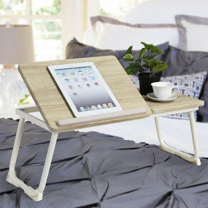 Tavolino Da Letto Pieghevole Per Laptop Zapuno, Vassoio Da Letto Multifunzione Con~p114506547