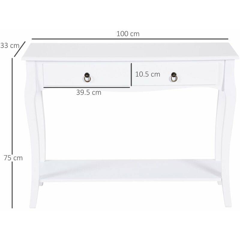 Tavolo Consolle Nino Nero - 79.5x80.5x26 Cm Con Ripiano, Metallo - Foto 9