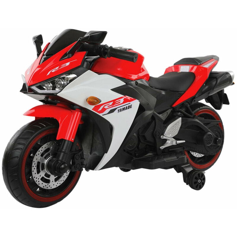 Moto Elettrica per Bambini 12V Kidfun Fast R3 Rossa