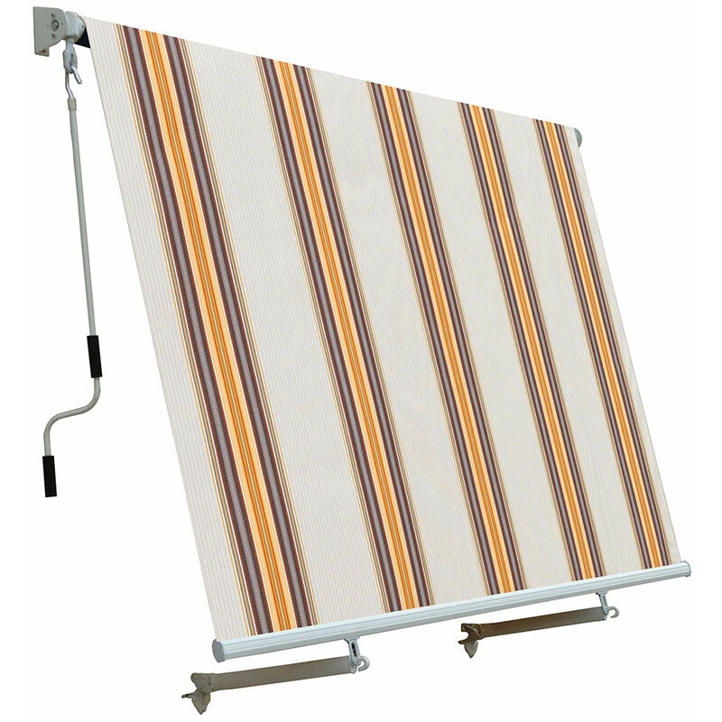 Tenda Da Sole A Caduta Bonussi 250x200 Cm Verde - Tessuto In Poliestere, Rullo In Alluminio, Per Esterni