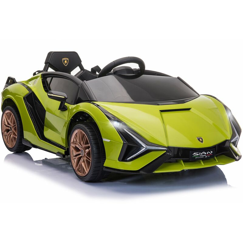 Macchina Elettrica per Bambini a Batteria Lamborghini Sian Rossa Auto  Macchinina