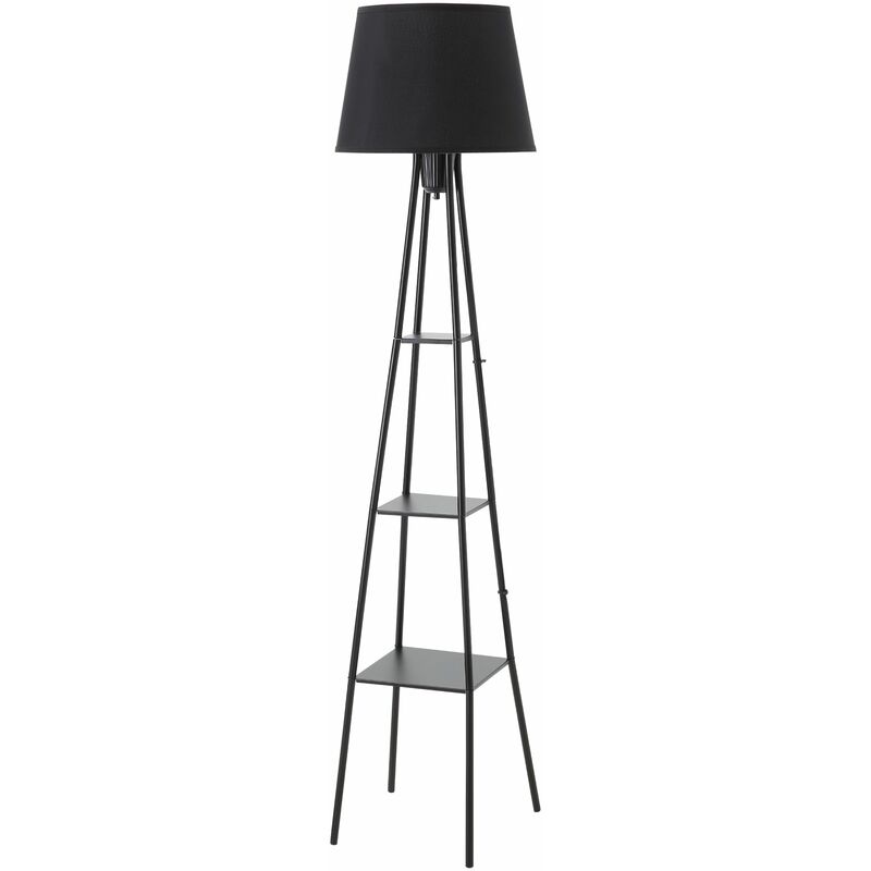 Lampada da Terra con Ripiano in Acciaio e Legno 36x36x165 cm – acquista su  Giordano Shop