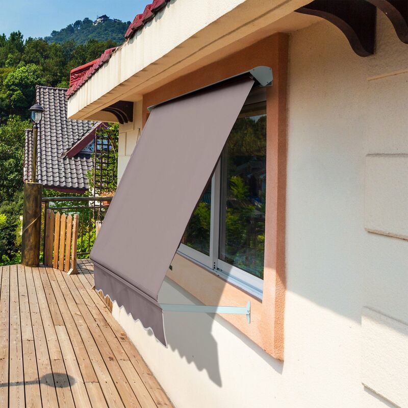 Tenda da Sole Avvolgibile a Parete a Caduta Impermeabile Beige 180x70 cm –  acquista su Giordano Shop