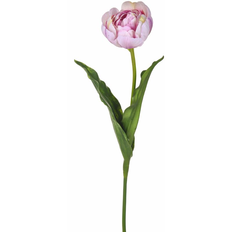Set 4 Tulipani Artificiali con Real Touch Altezza 67 cm Viola