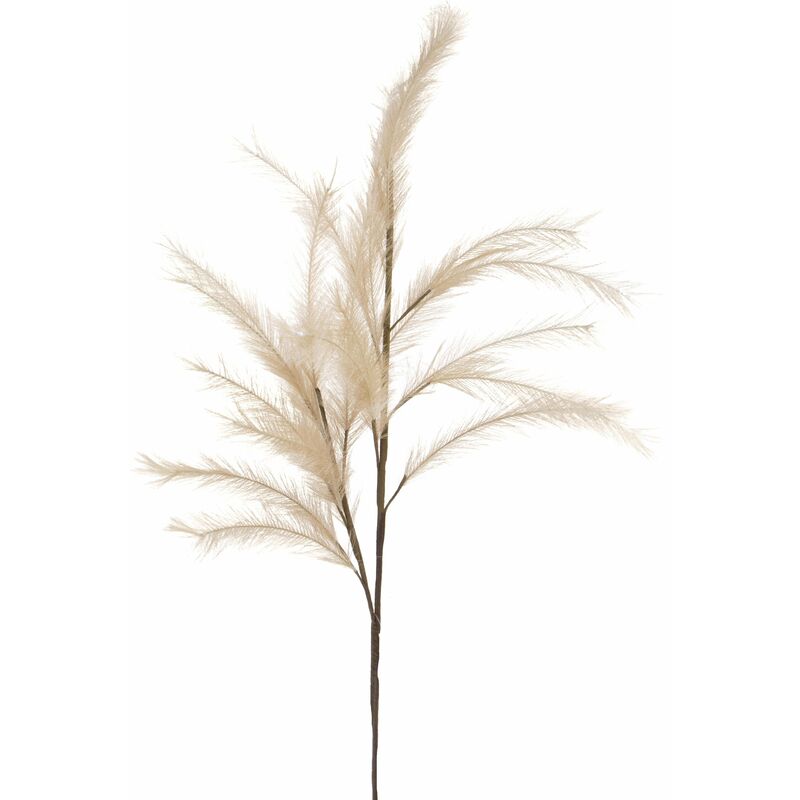 Set 3 Pampas Artificiale con 24 Diramazioni Altezza 115 cm Marrone