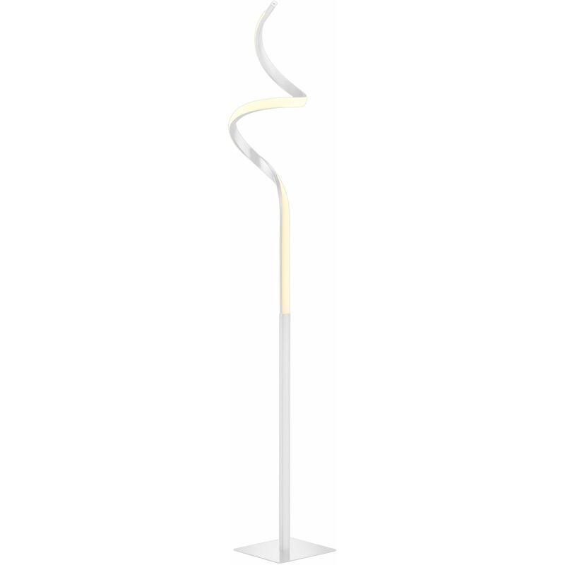 Lampada Piantana Led Moderna Ondulata 145 cm Acciaio Course GD Trio