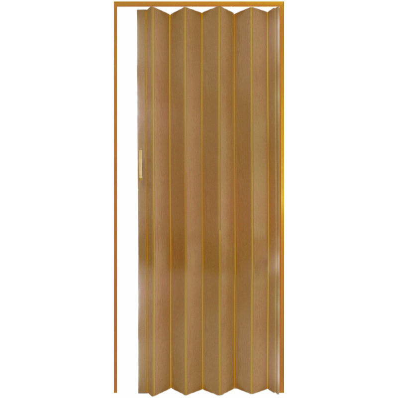 Porta a Soffietto da Interno 88,5x214 cm in PVC con Vetro Florance