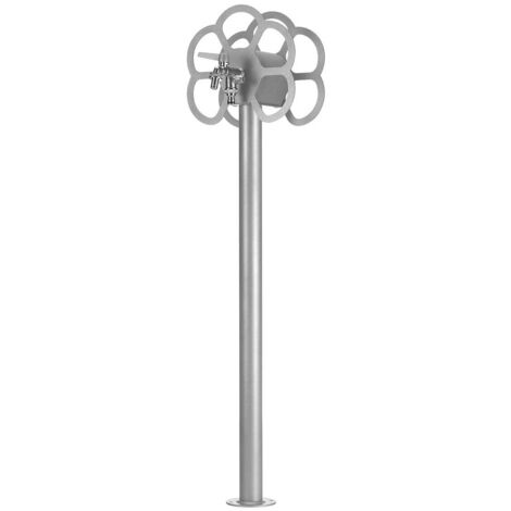 Fontana da Giardino con Rubinetto e Portatubo Integrato Belfer 42/SRF Alluminio