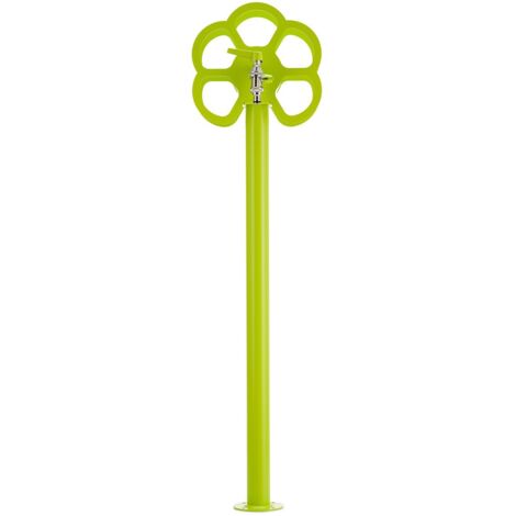 Fontana da Giardino con Rubinetto e Portatubo Integrato Belfer 42/SRF Verde Acido