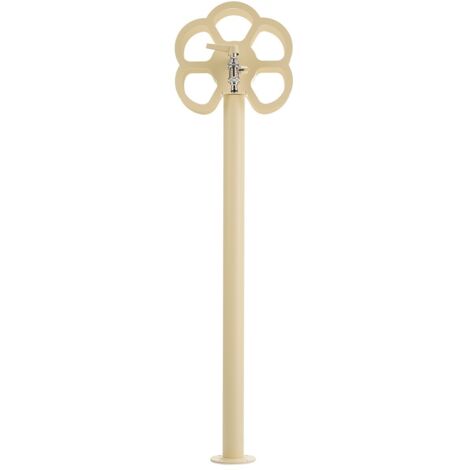 Fontana da Giardino con Rubinetto e Portatubo Integrato Belfer 42/SRF Avorio