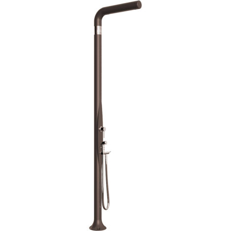 Doccia da Esterno Giardino Miscelatore e Doccetta Mobile Arkema Funny Yang Dove Grey