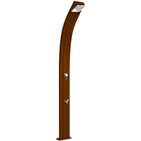 Doccia Solare da Esterno Giardino 30L Miscelatore e Lavapiedi Arkema Spring Oro Van Gogh