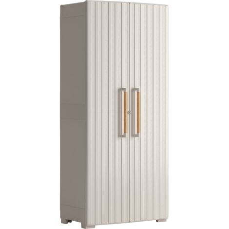 Armadio da Esterno - Mobile da Giardino Marrone Sabbia 45x80x180h cm